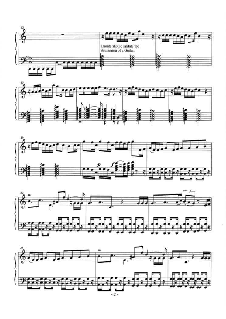 i am  (piano)钢琴曲谱（图2）