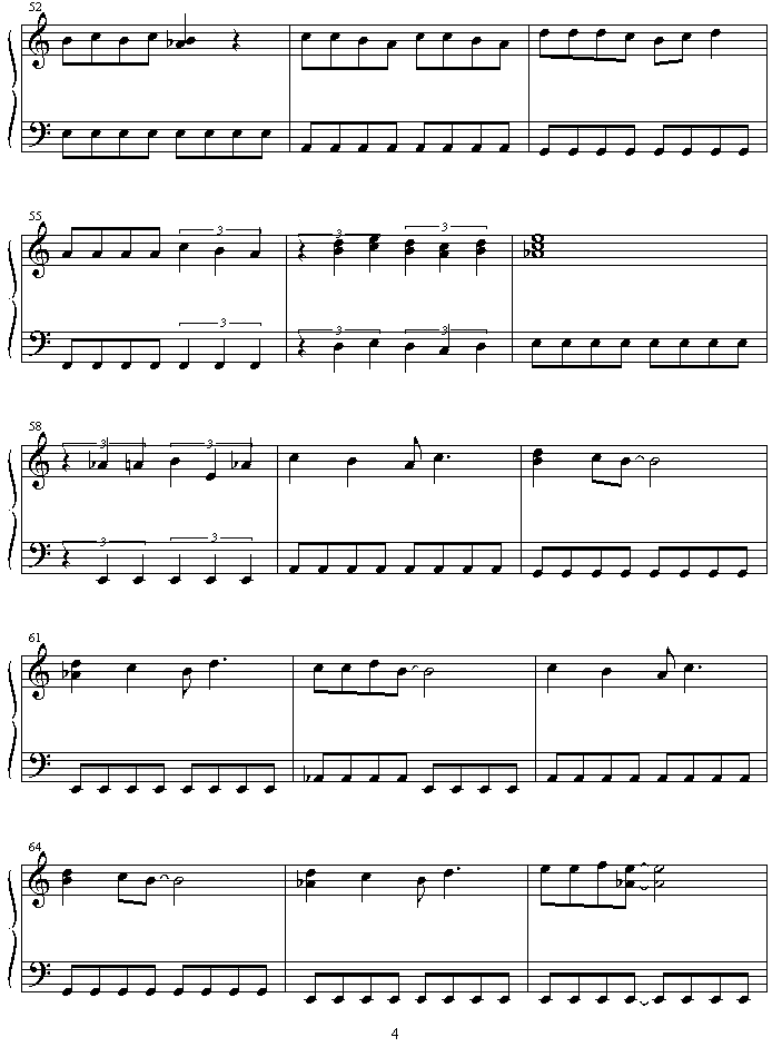 shori_no_v_da_gekiganger_no_v钢琴曲谱（图4）
