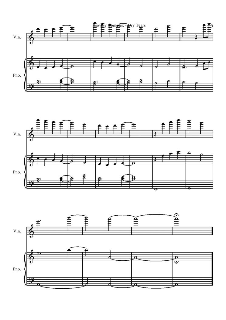Dry Tears钢琴曲谱（图5）