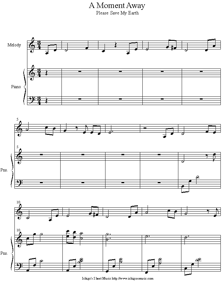 a_moment_away钢琴曲谱（图1）