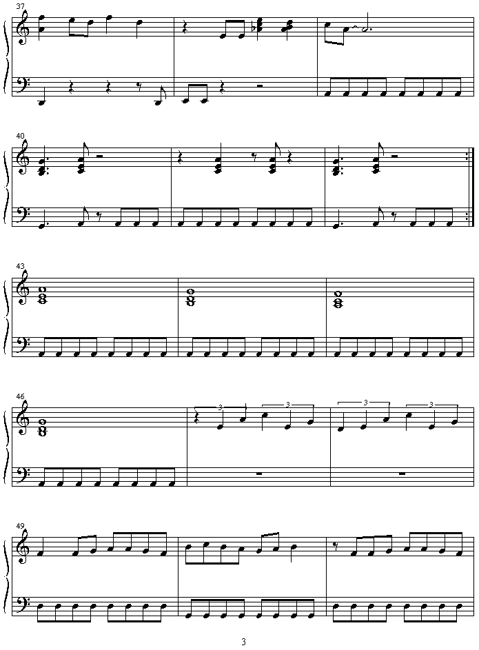 shori_no_v_da_gekiganger_no_v钢琴曲谱（图3）