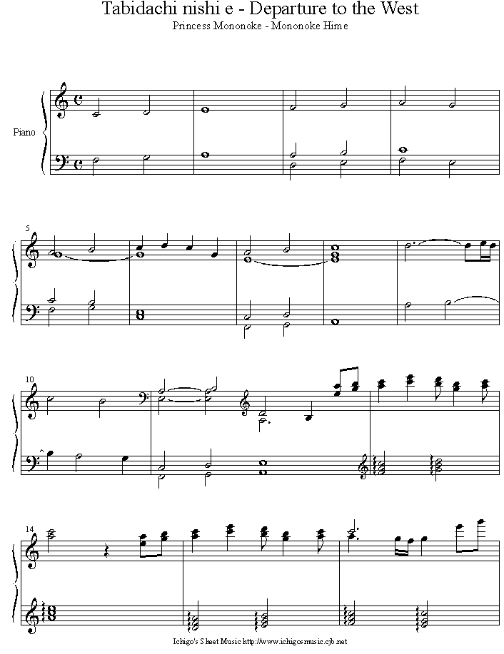 tabidachi_nishi_e钢琴曲谱（图1）