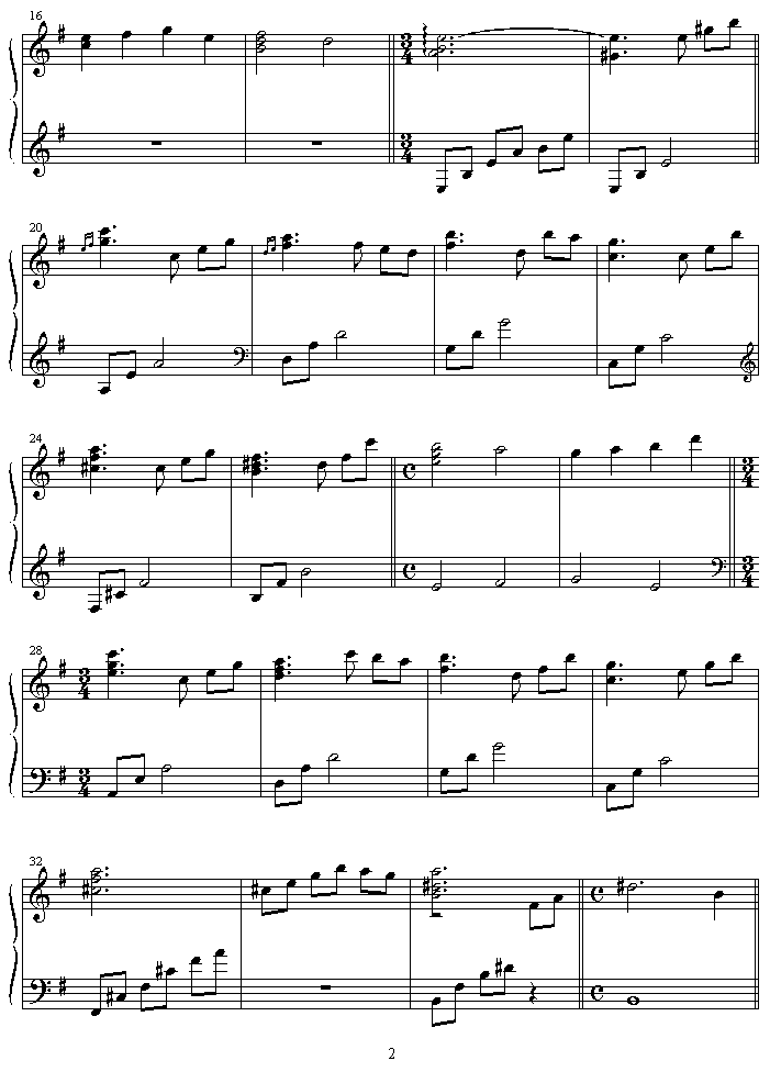 melody_salva_nos_version_piano_version钢琴曲谱（图2）