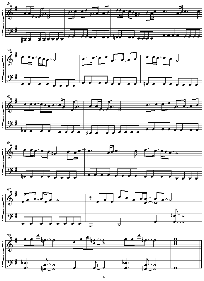 hikari_to_kage_dakishimeta_mama钢琴曲谱（图4）