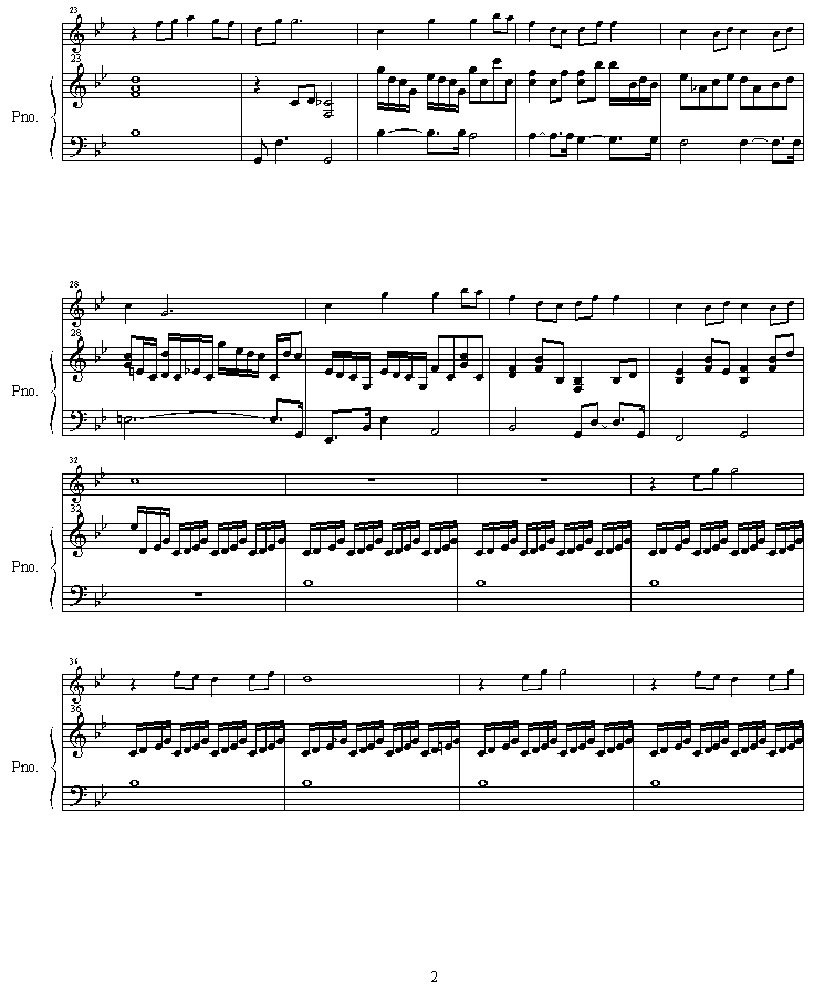 voices钢琴曲谱（图2）