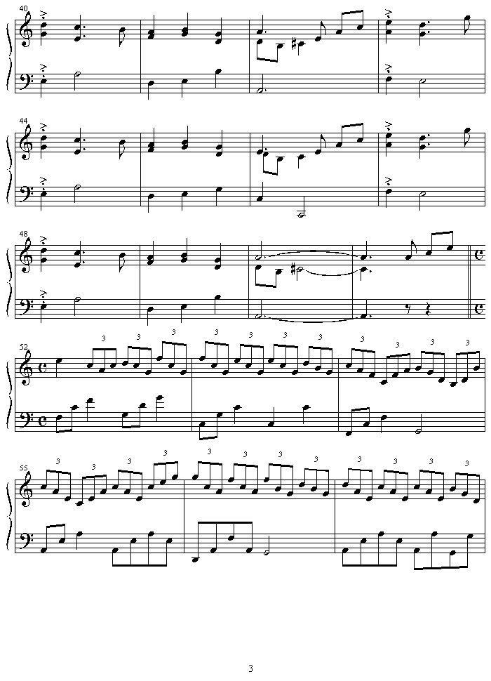missing钢琴曲谱（图3）