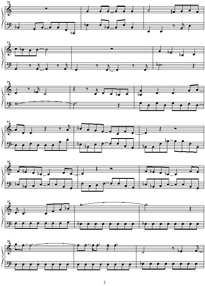 egao ni nitai钢琴曲谱（图3）