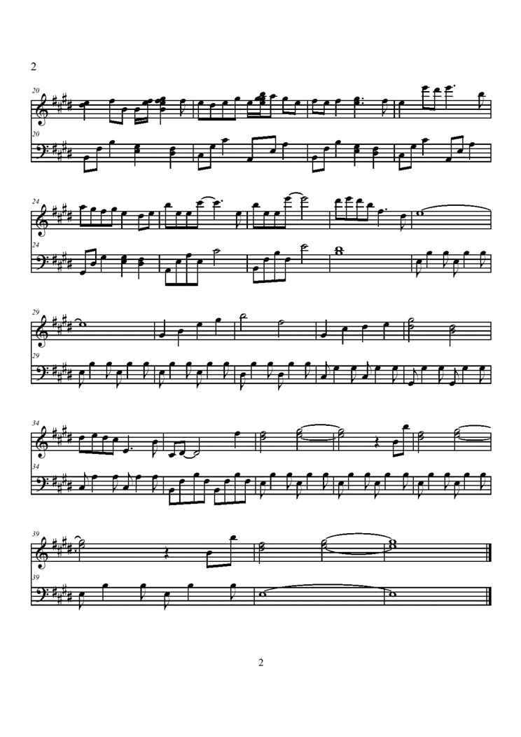 My Love, so sweet钢琴曲谱（图2）