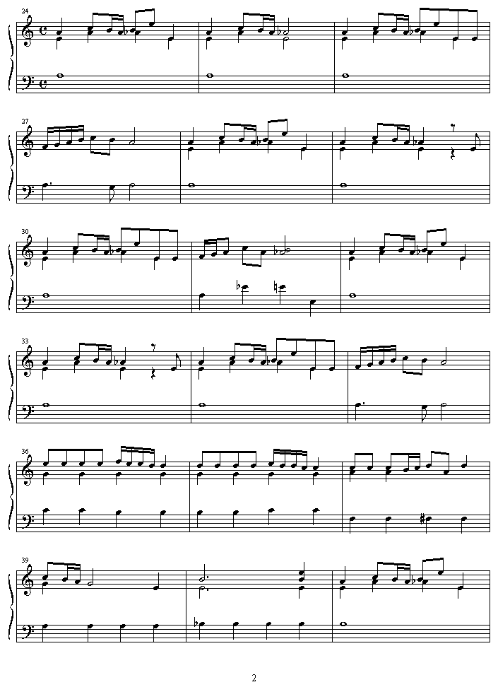 requiem钢琴曲谱（图2）