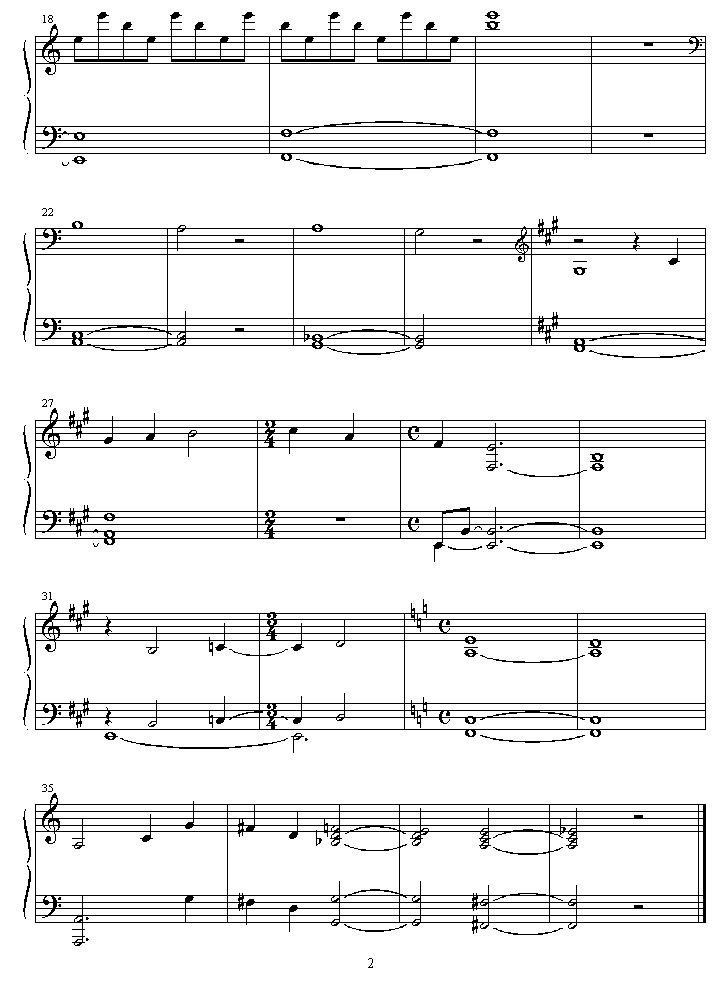 lekuiem  requiem钢琴曲谱（图2）