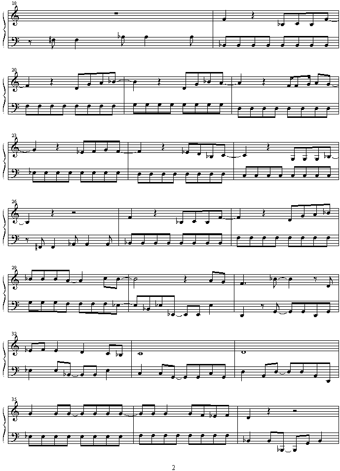 egao ni nitai钢琴曲谱（图2）