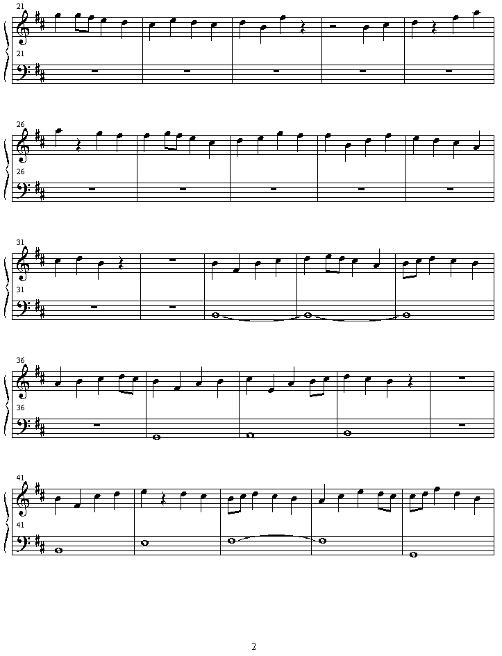 chloe2钢琴曲谱（图2）