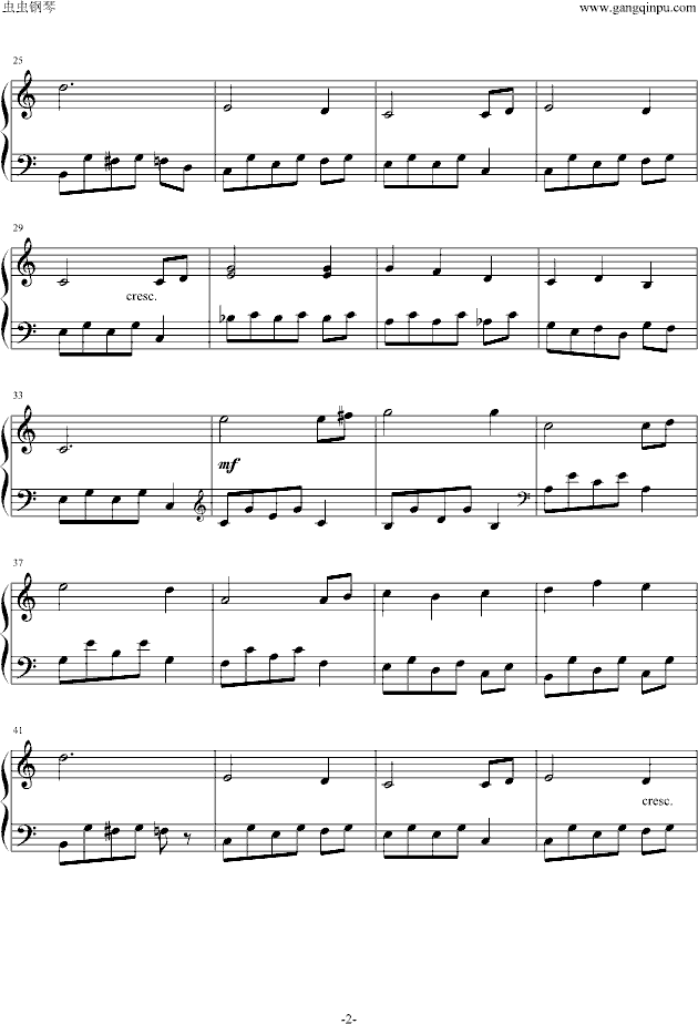 告别钢琴钢琴曲谱（图2）