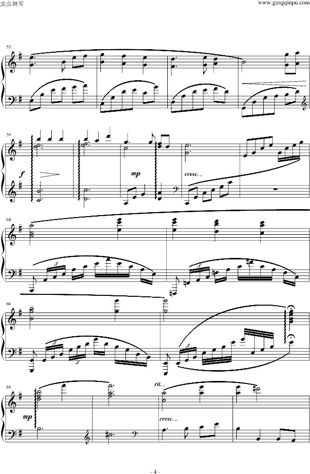 最终幻想  To Zanarkand完整版钢琴曲谱（图4）