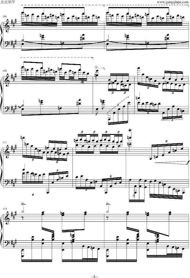 瓦洛多斯土耳其-爵士版钢琴曲谱（图8）