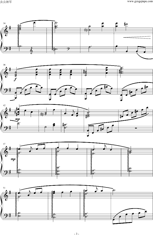 最终幻想  To Zanarkand完整版钢琴曲谱（图3）