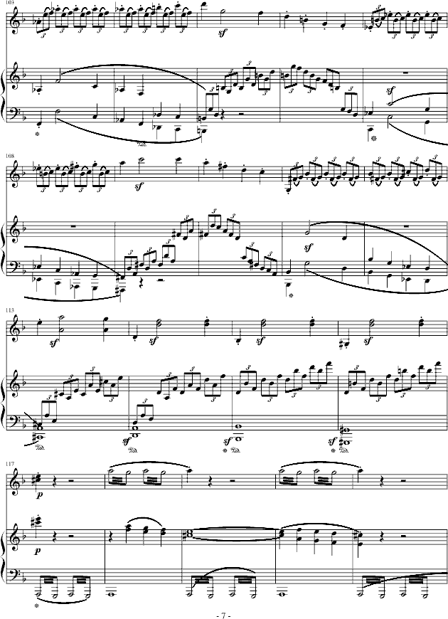 贝多芬-beethoven  春天奏鸣曲钢琴曲谱（图7）