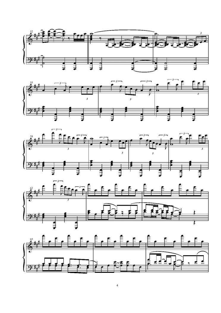Little Wing钢琴曲谱（图4）