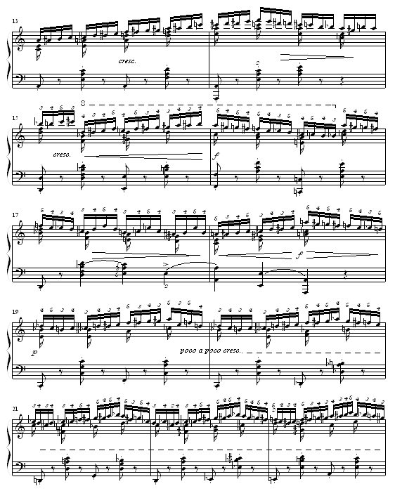 半音练习曲钢琴曲谱（图2）
