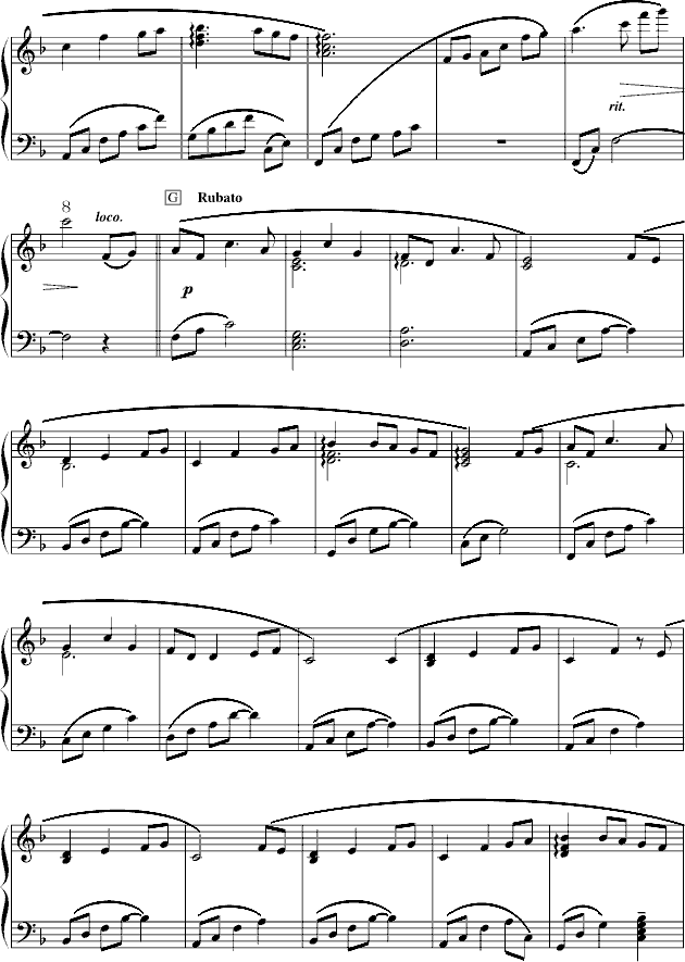 Always with me钢琴曲谱（图5）