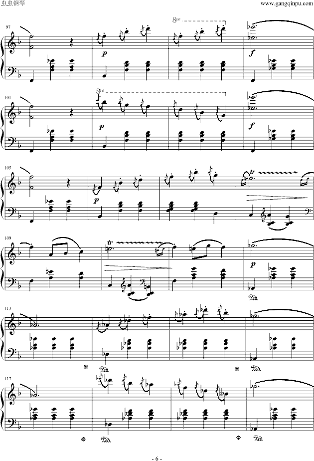 辉煌的大圆舞曲钢琴曲谱（图6）