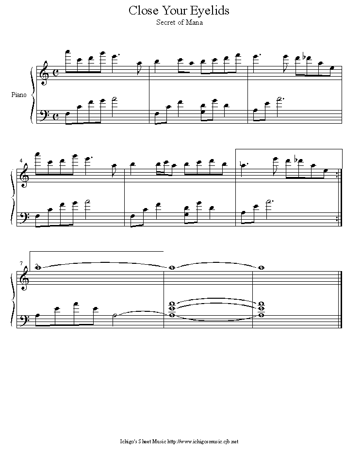 close_your_eyelids钢琴曲谱（图1）