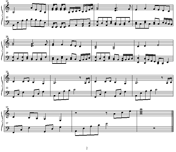 starless钢琴曲谱（图2）