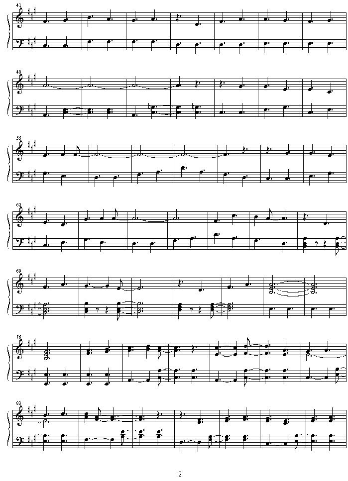 sobakasu钢琴曲谱（图2）