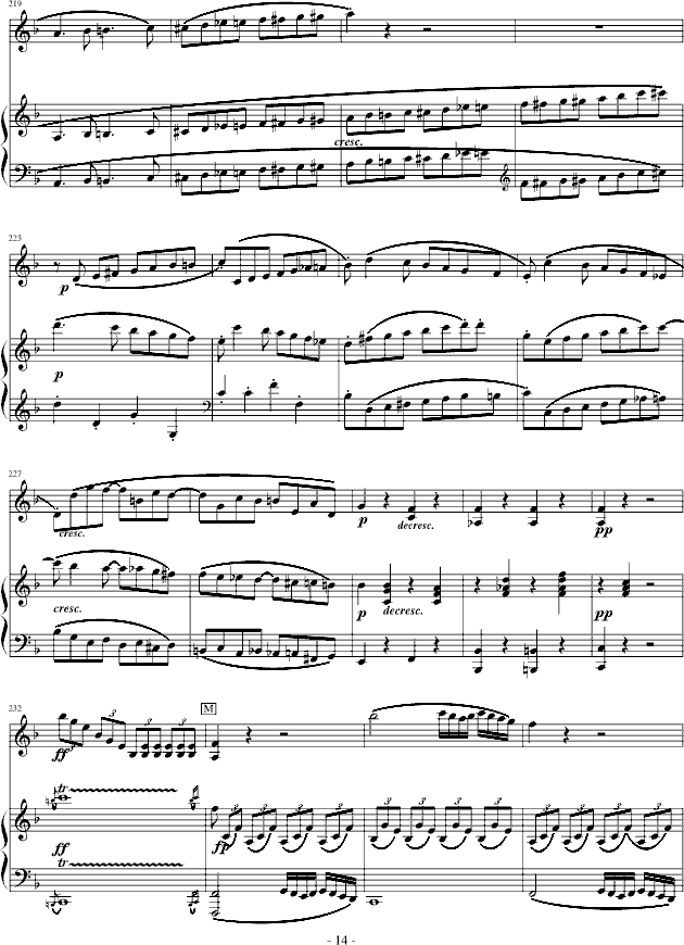 贝多芬-beethoven  春天奏鸣曲钢琴曲谱（图14）