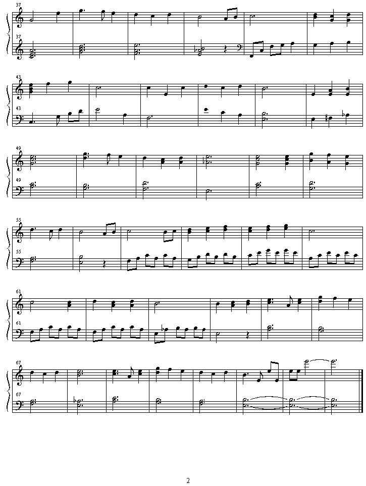 omoi钢琴曲谱（图2）