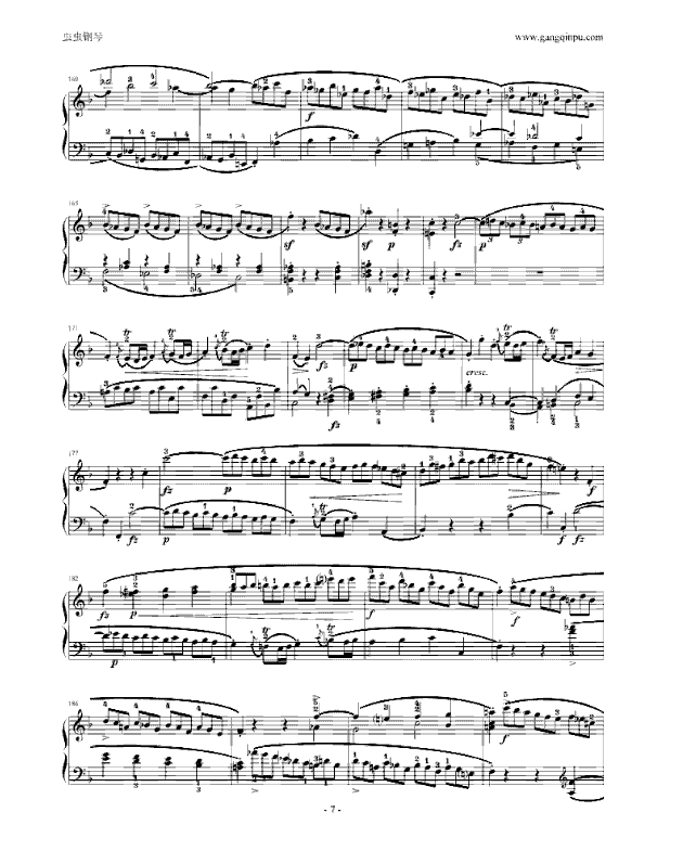 莫扎特F大调钢琴奏鸣曲K533(附指法)钢琴曲谱（图7）