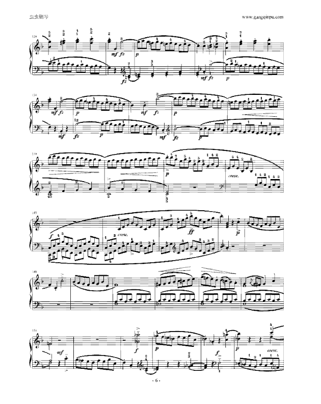 莫扎特F大调钢琴奏鸣曲K533(附指法)钢琴曲谱（图6）