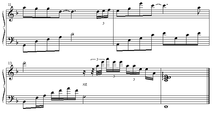 mamoru_to_fiore钢琴曲谱（图2）