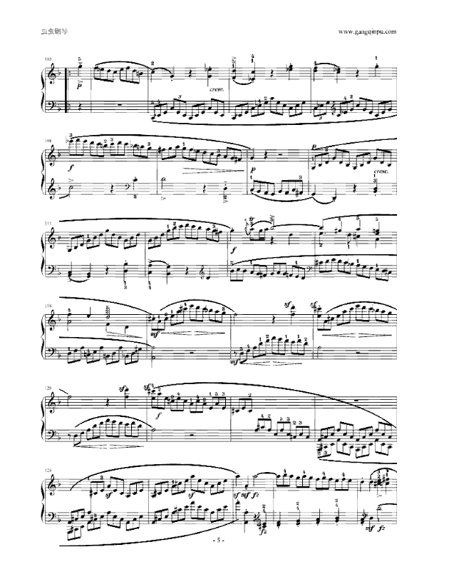 莫扎特F大调钢琴奏鸣曲K533(附指法)钢琴曲谱（图5）