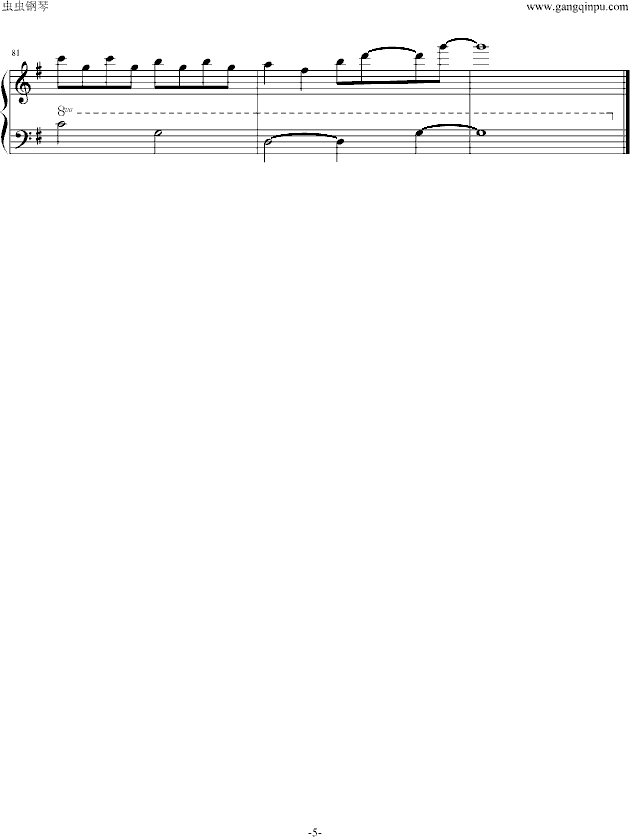 Little star钢琴曲谱（图5）