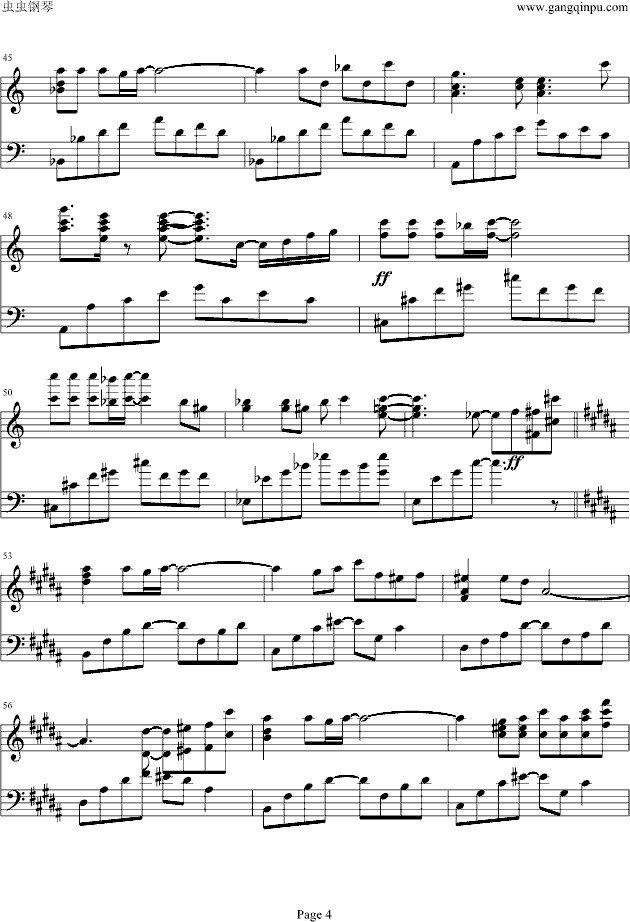 AIR-羽根钢琴曲谱（图4）
