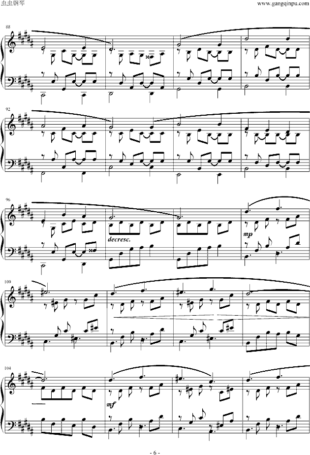 鸽子回旋舞钢琴曲谱（图6）