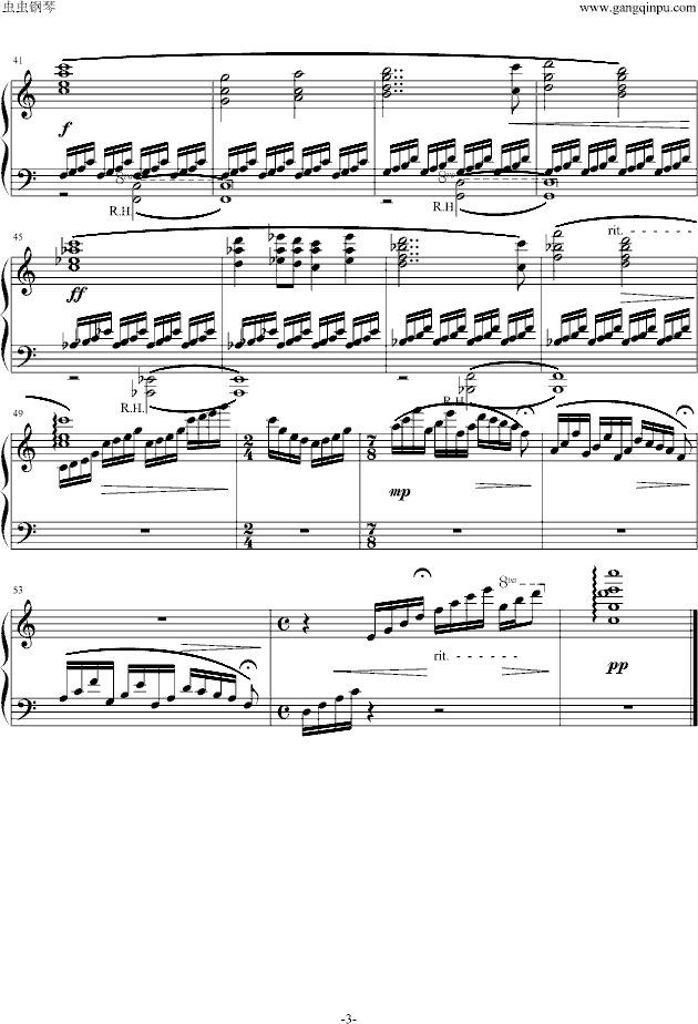 The Prelude - Final Fantasy钢琴曲谱（图3）