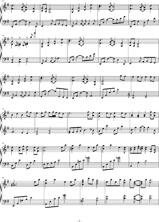 晨星钢琴曲谱（图3）