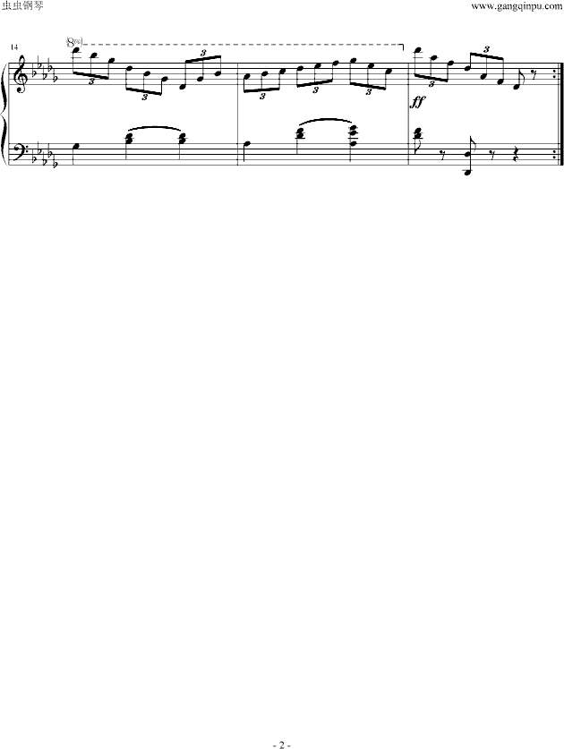 练习曲 车尔尼-Czerny钢琴曲谱（图2）