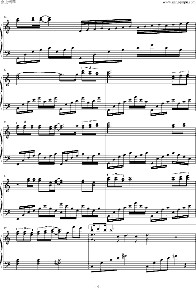 听海钢琴曲谱（图4）