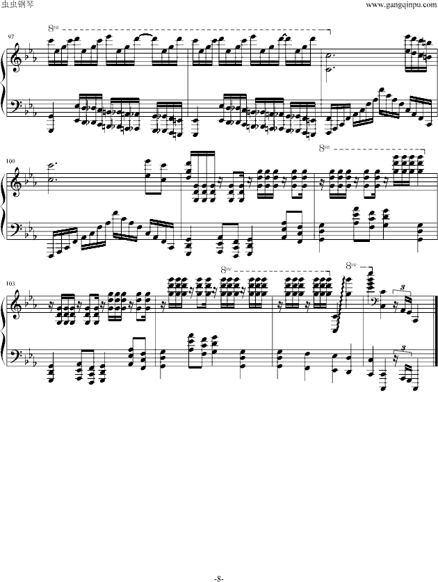 Victory钢琴曲谱（图8）