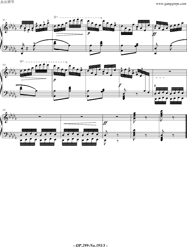 车尔尼299-39钢琴曲谱（图5）