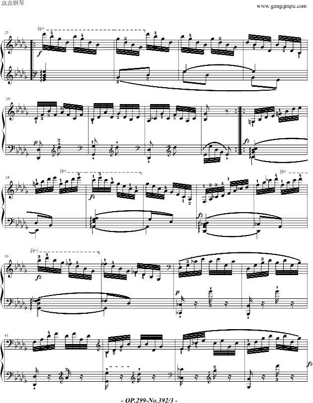 车尔尼299-39钢琴曲谱（图2）