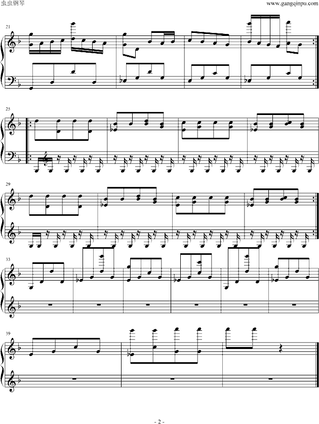 寂静岭Promise(Reprise)钢琴曲谱（图2）