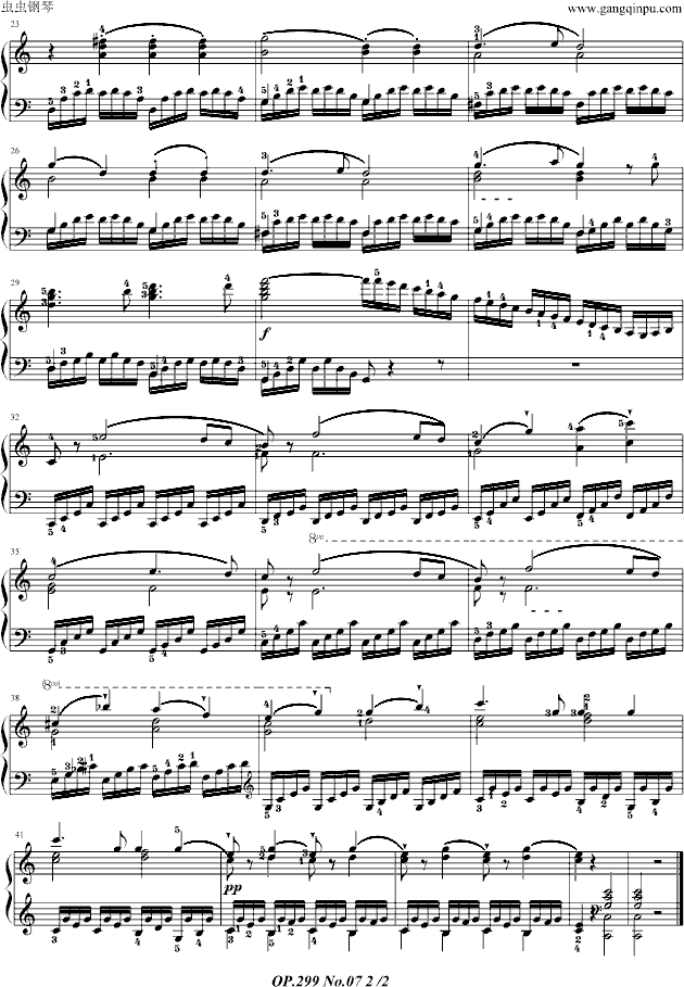车尔尼299-07钢琴曲谱（图2）