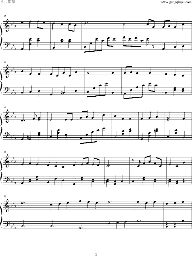 It`s only the fairy tale 完整版钢琴曲谱（图3）