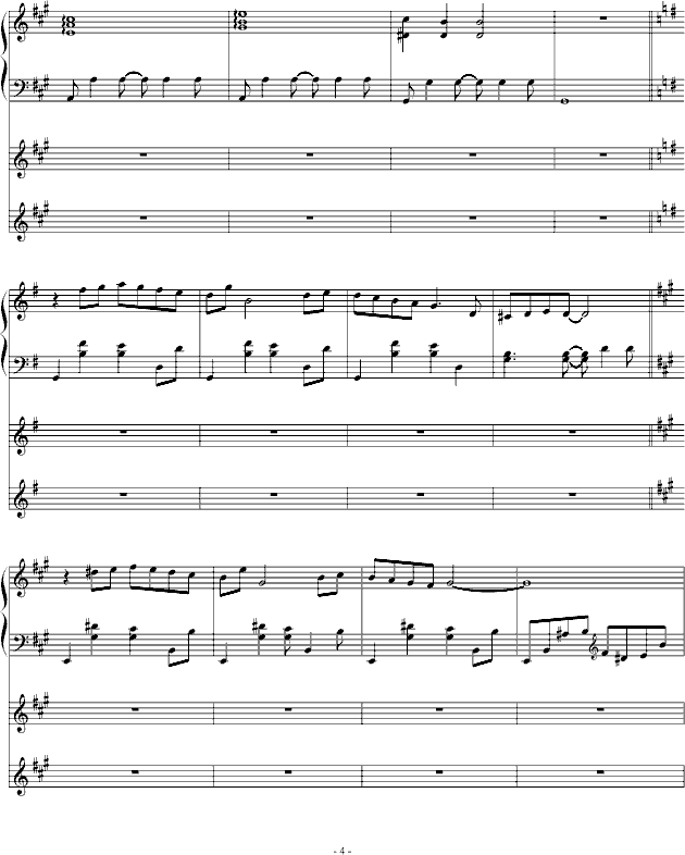 Ami-最终幻想8钢琴曲谱（图4）