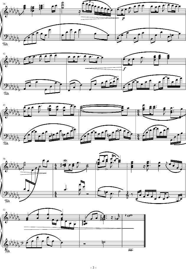 First Snow  钢琴演奏版钢琴曲谱（图3）