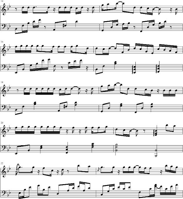 泪的告白-原名(ありがとう)钢琴曲谱（图2）